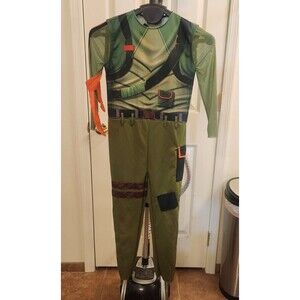 Fortnite Rex Dinosaur Halloween Costume Youth Size M 8-10 Spirit Halloween Epic